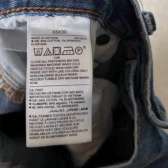 Old Navy Straight Leg Blue Jeans - Picture 7 of 7